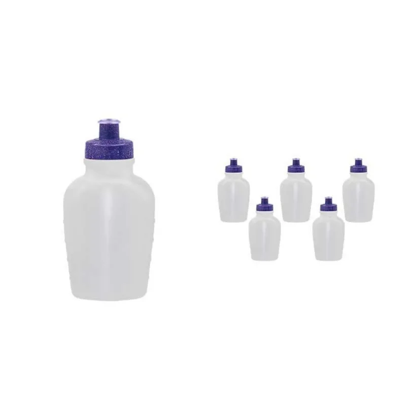 Kit 6 Cantis 500ml Tampa Fibra Madeira Lilás