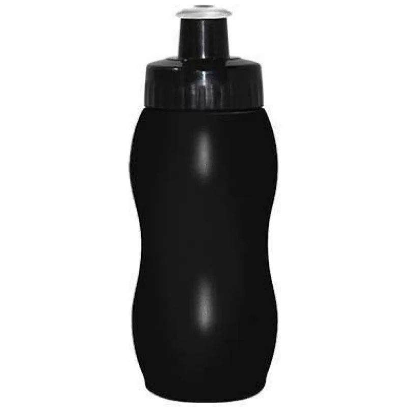 Kit 2 Squeezes Wave 250ml Preto Plástico Premium