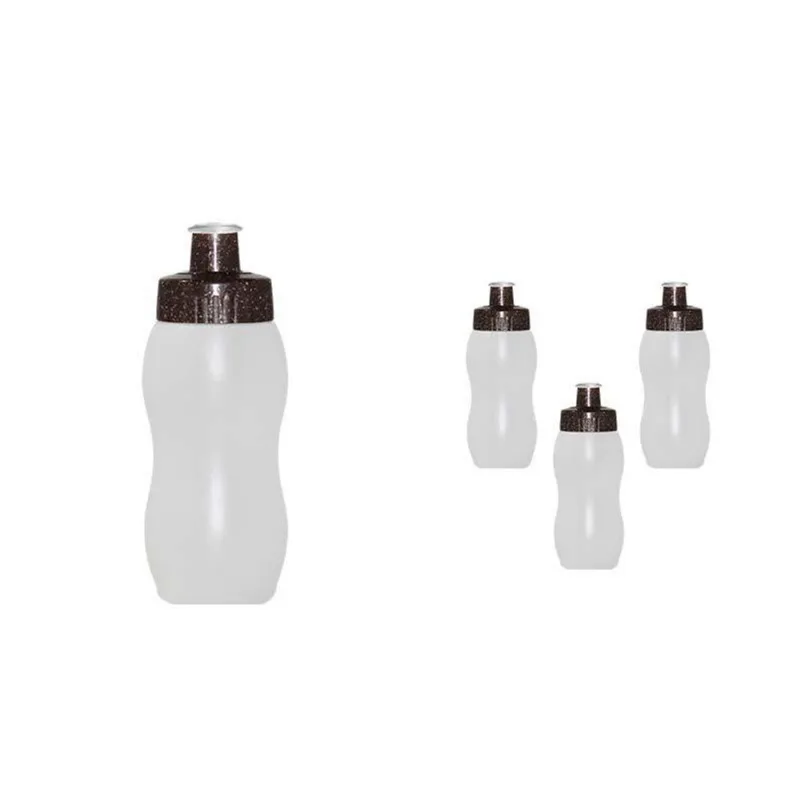 Kit 4 Squeezes Wave 250ml Tampa Fibra Coco Green