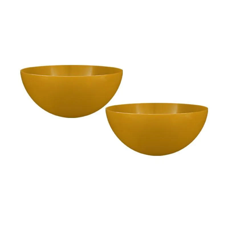 Kit 2 Mini Bowl Dourado 240ml Plástico Premium