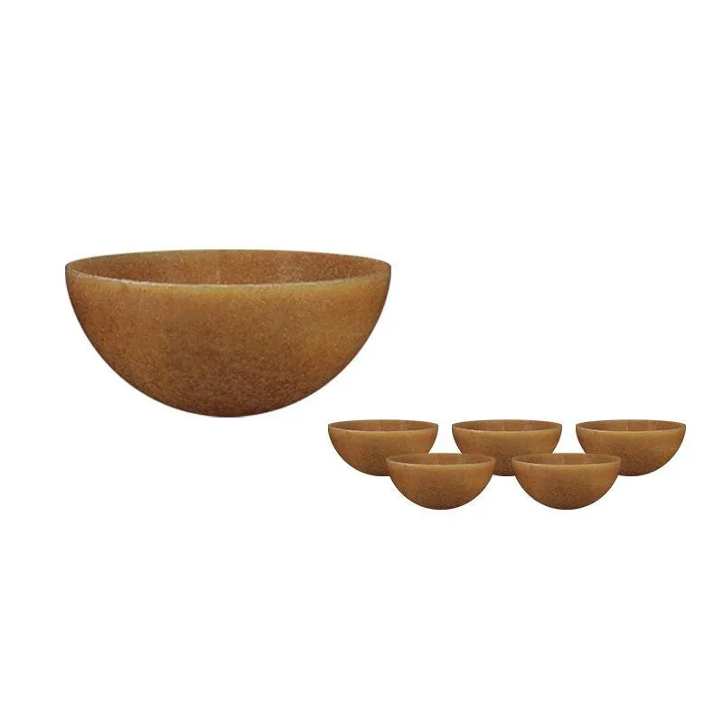 Kit 6 Mini Bowl Fibra Madeira Green 240Ml