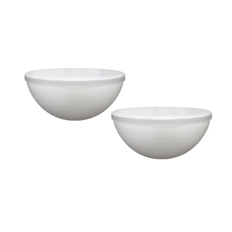 Kit 2 Mini Bowl Tampa Branco 240ml Plástico Premium