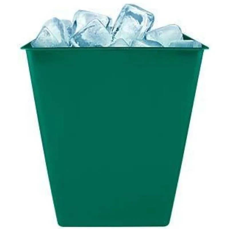 Kit 4 Balde Gelo Verde 2,6l Plástico Premium