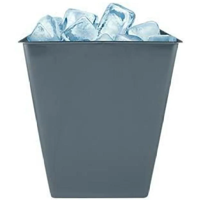 Kit 2 Balde Gelo Prata 2,6l Plástico Premium