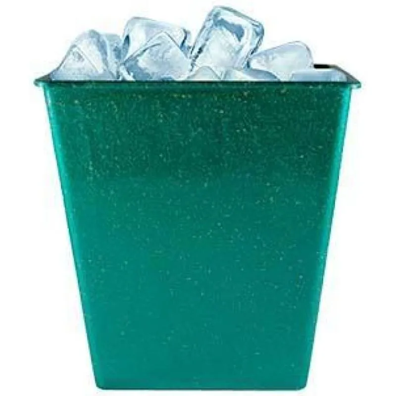 Kit 2 Balde Gelo Fibra Madeira Verde 2,6l