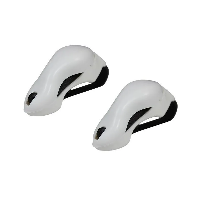 Kit 2 Porta Óculos Branco Plástico Premium