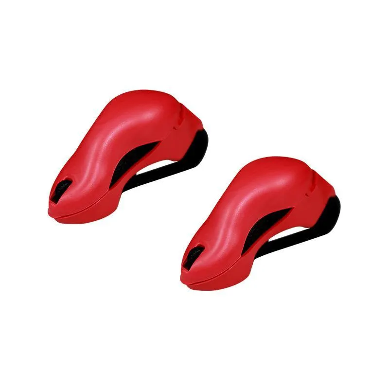 Kit 2 Porta Óculos Vermelho Plástico Premium