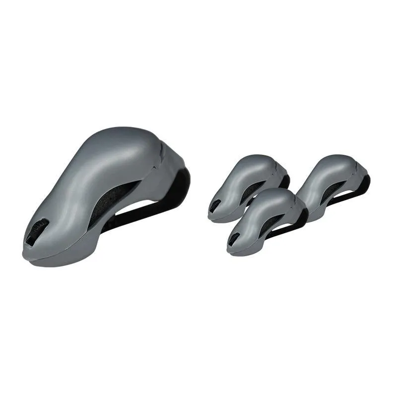 Kit 4 Porta Óculos Prata Plástico Premium