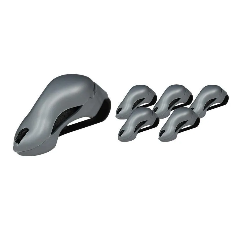 Kit 6 Porta Óculos Prata Plástico Premium