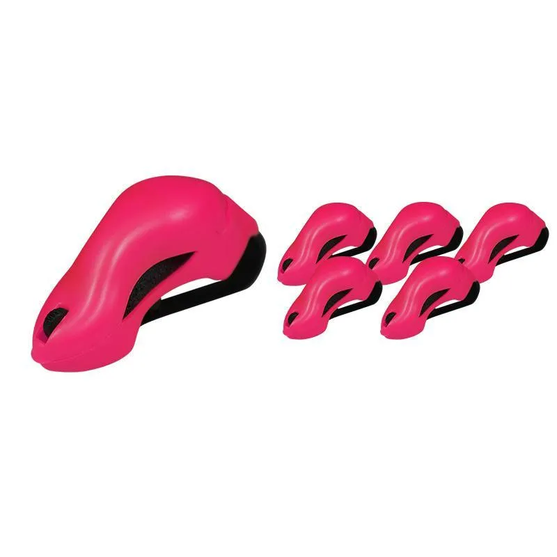 Kit 6 Porta Óculos Rosa Neon Plástico Premium