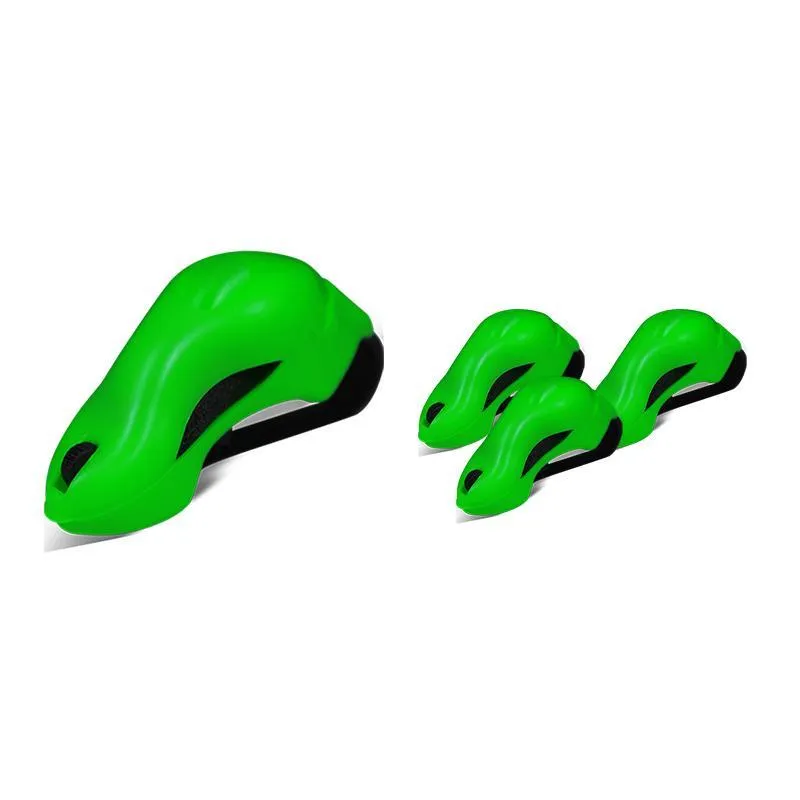 Kit 4 Porta Óculos Verde Neon Plástico Premium