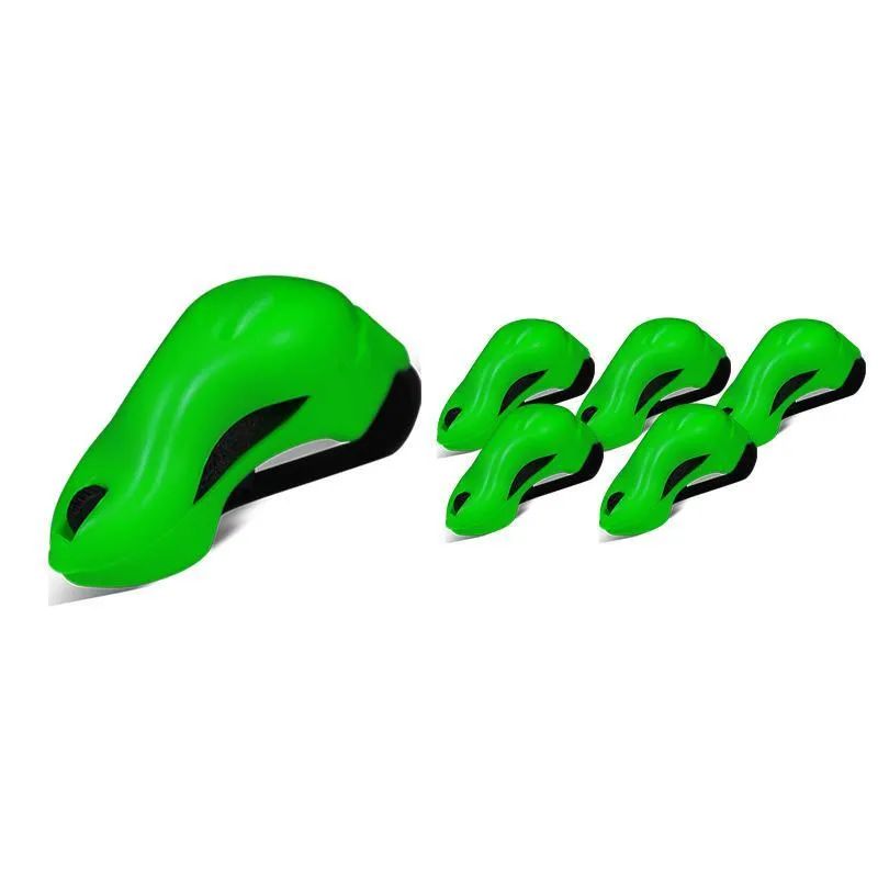 Kit 6 Porta Óculos Verde Neon Plástico Premium