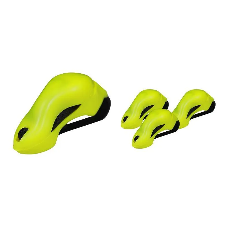 Kit 4 Porta Óculos Amarelo Neon Plástico Premium