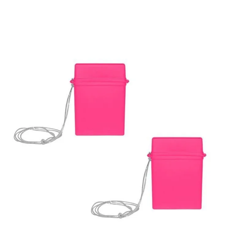 Kit 2 Mariner Box Plus Rosa Neon Plástico