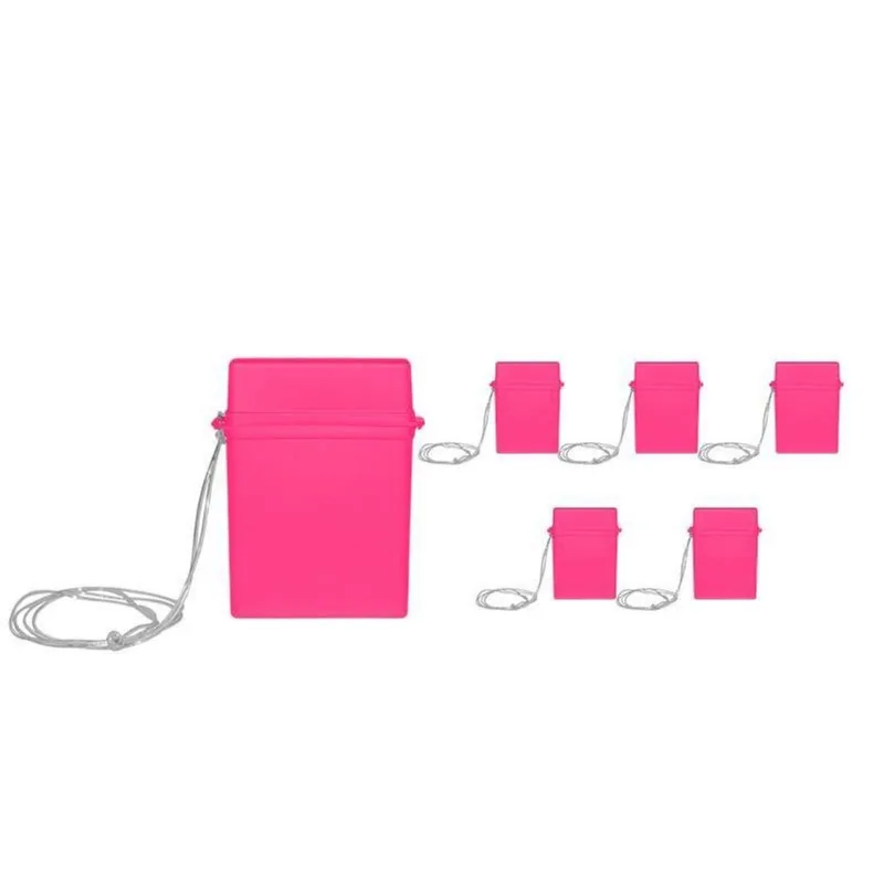 Kit 6 Mariner Box Plus Rosa Neon Plástico