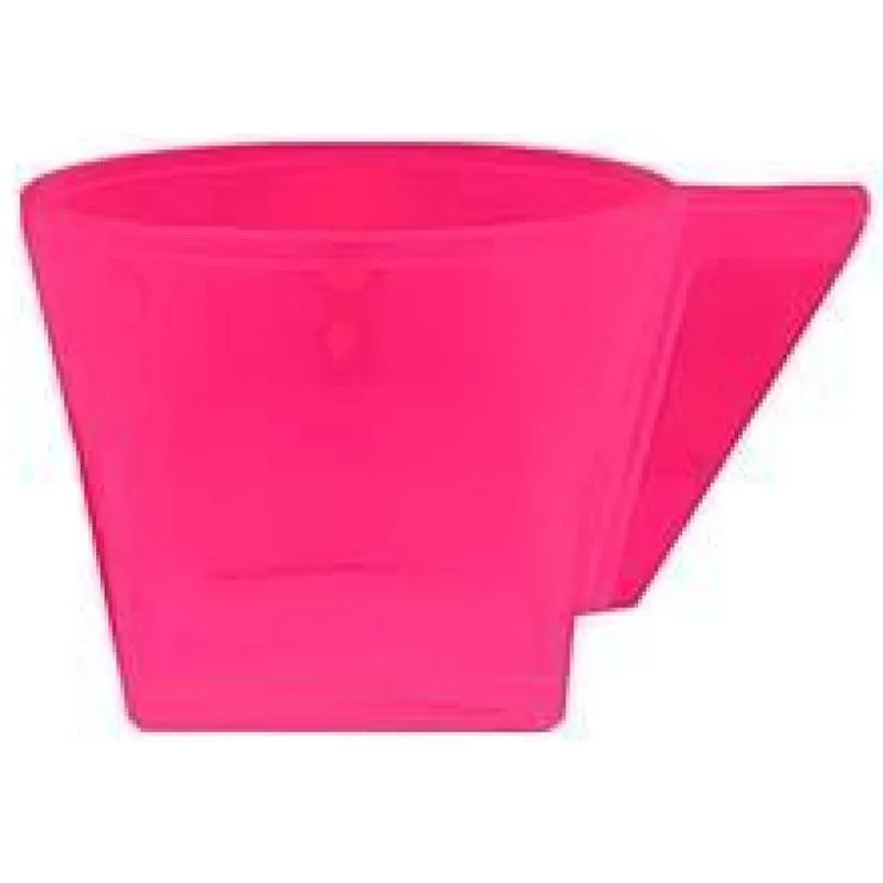 Kit 2 Xícara Cristal Rosa Neon 50ml Plástico