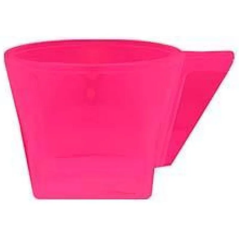 Kit 6 Xícara Cristal Rosa Neon 50ml Plástico