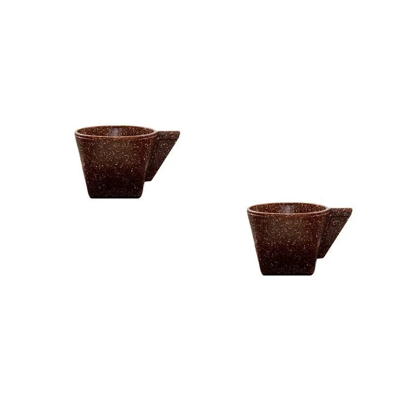 Kit 2 Xícara 50Ml Fibra Coco Green