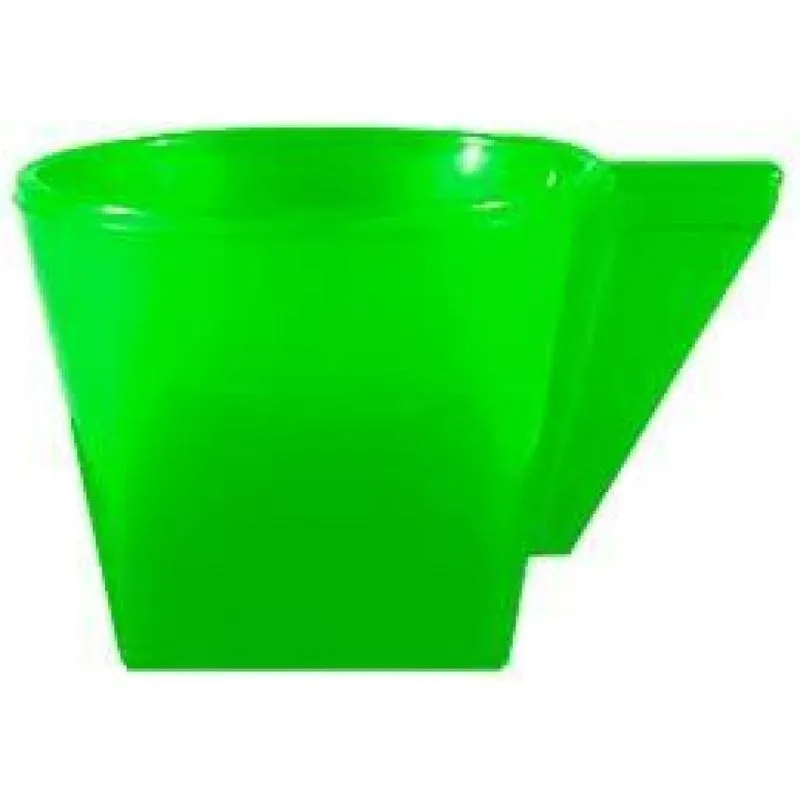 Kit 6 Xícara Verde Neon 50ml Plástico