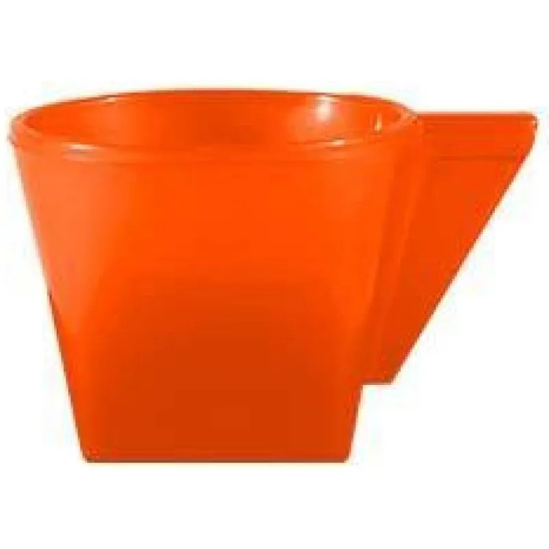 Kit 2 Xícara Laranja Neon 50ml Plástico