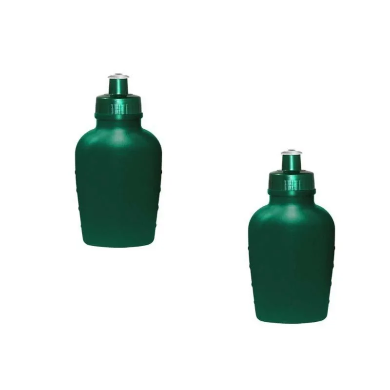 Kit 2 Cantis 500ml Verde Plástico Premium Fg