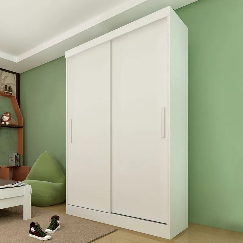 Guarda-roupa Solteiro Firenze 2 Portas 2 Gavetas Neve - Tcil Móveis