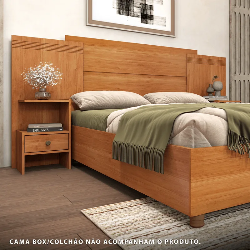 Cabeceira Extensível Casal Dacar Tcil Cinamomo Cinamomo