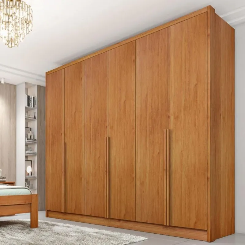 Guarda Roupa Casal 6 Portas 100% MDF Fortuna Tcil
