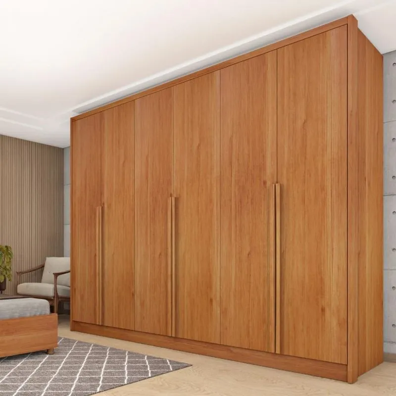 Guarda Roupa Casal 6 Portas 100% MDF Realeza Tcil