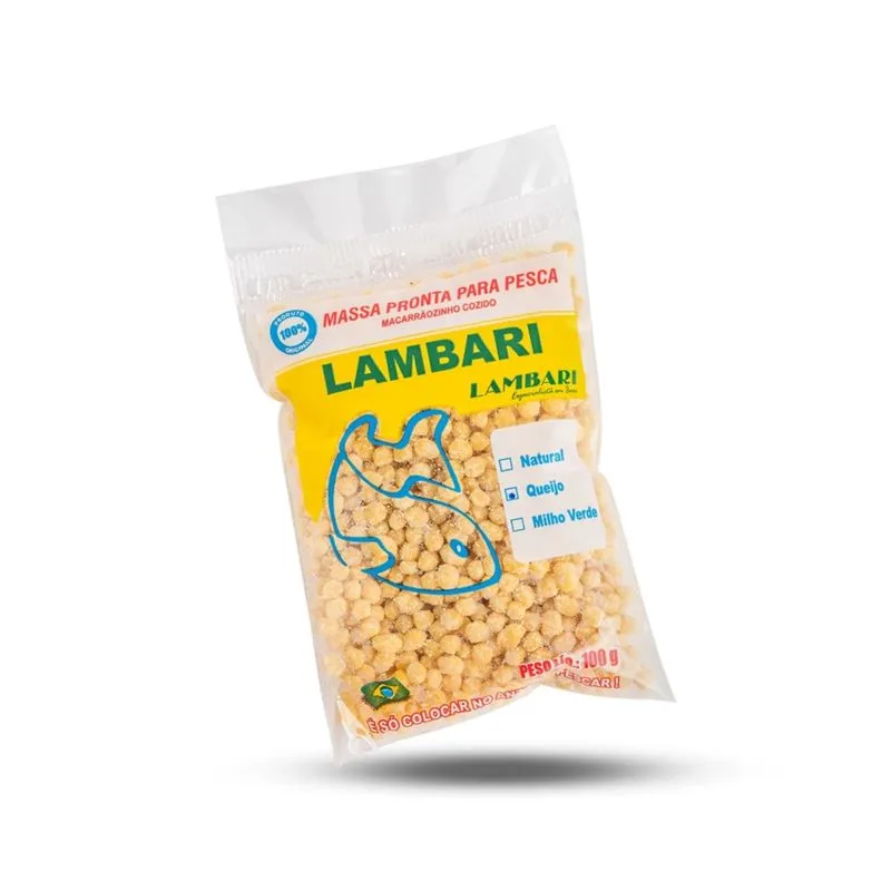 Massa Pronta Lambari Queijo 100g Para Pesca - Lambari