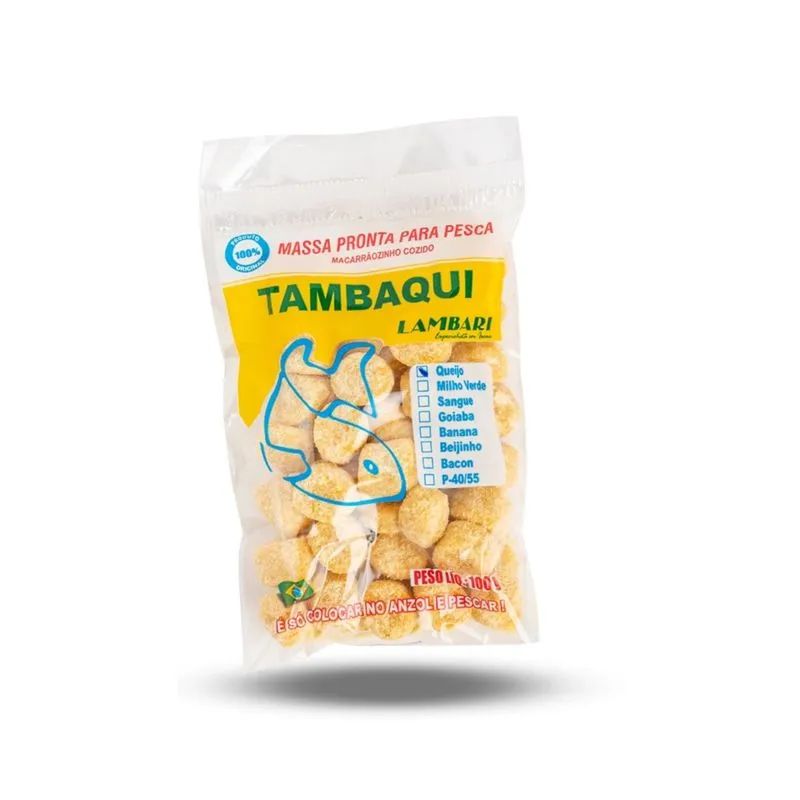 Massa Pronta Tambaqui Queijo 100g Para Pesca - Lambari