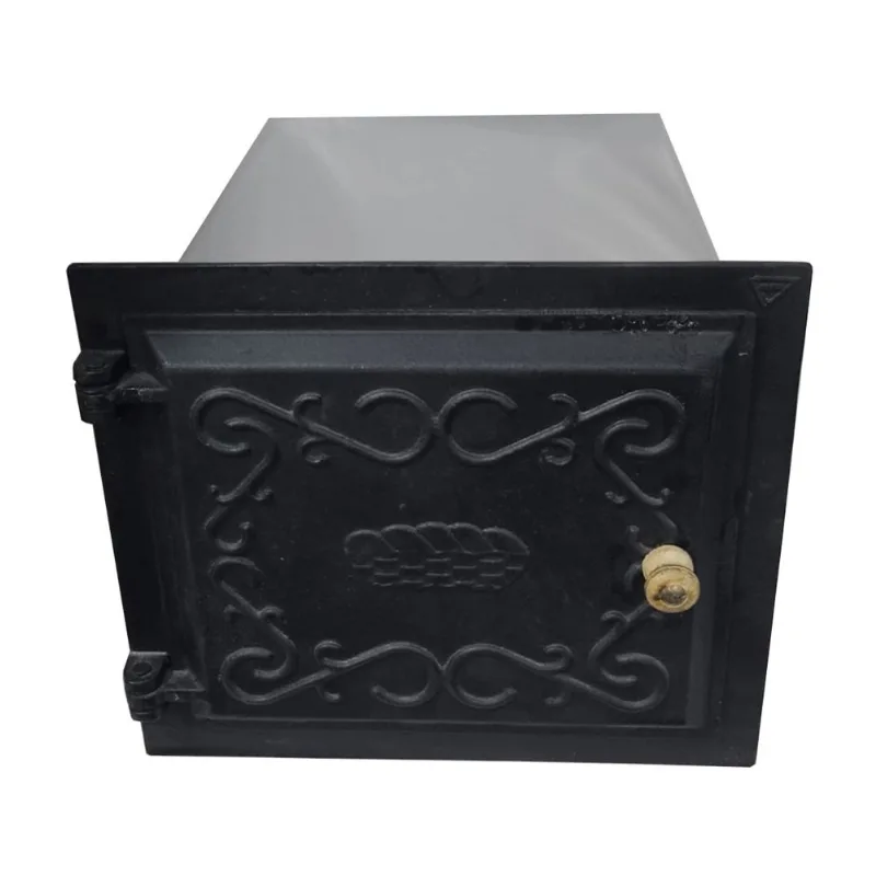Forno A Lenha Embutir Inox Com Tampa Ferro Fundido - Volpato