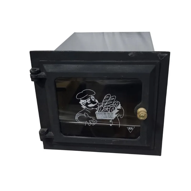 Forno A Lenha Embutir Inox Com Tampa Vidro - Volpato
