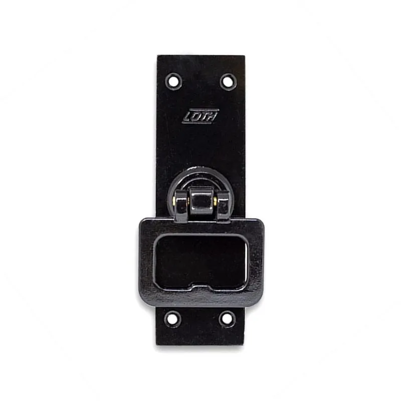 Cremona Retangular Zamak Preta 60370 - Loth