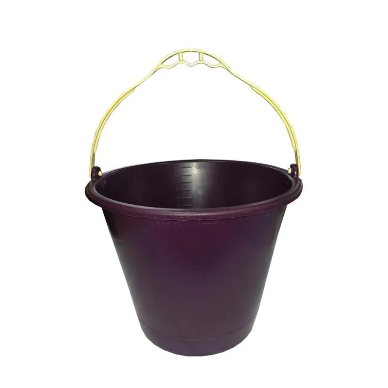 Kit 6 Balde Plástico Roxo 12 Litros - Brasipla