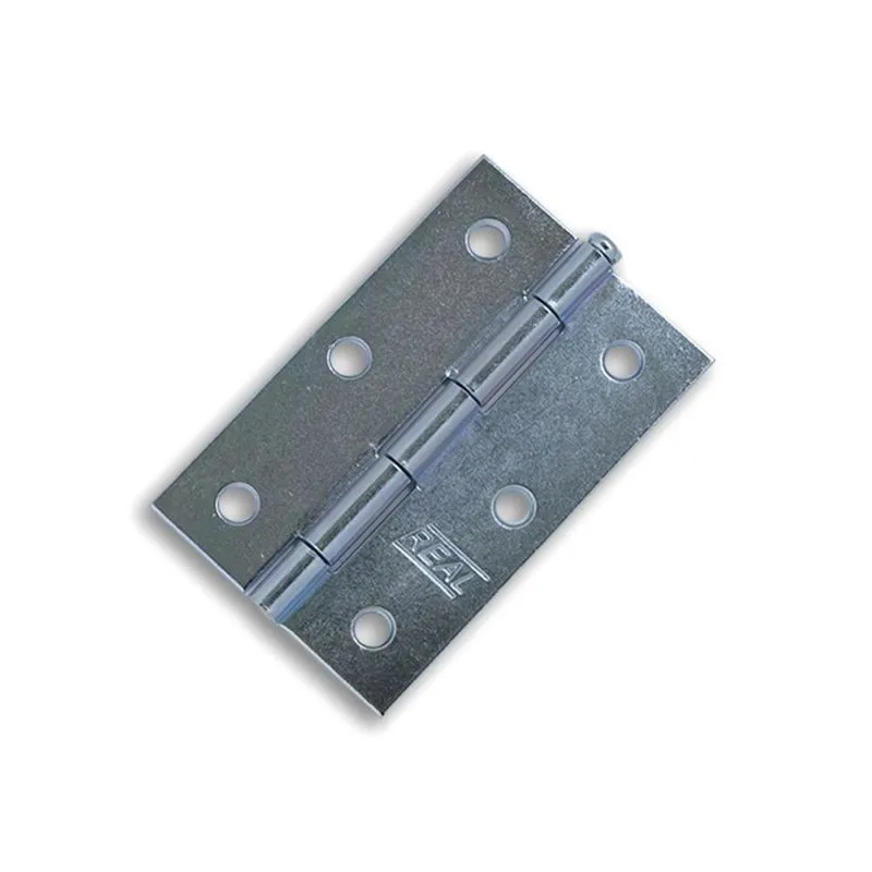 Kit 24 Dobradiça Zincada Porta / Janela Pino Solto Real 3"