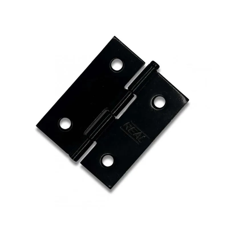 Kit 48 Dobradiça Preta Porta / Janela Pino Solto Real 1,5"