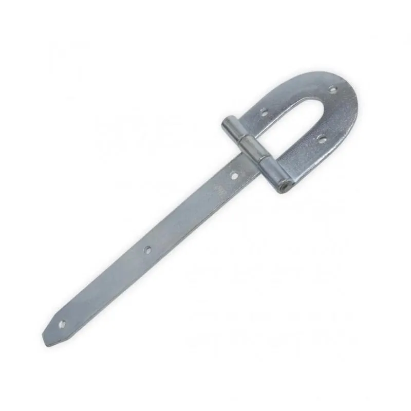 Kit 6 Dobradiça Porteira Ferradura 10" Zincada - Loth