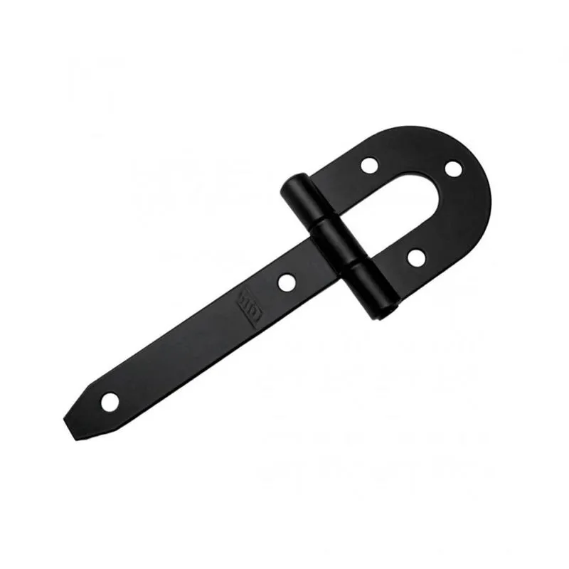 Kit 2 Dobradiça Porteira Ferradura 5" Preta - Loth