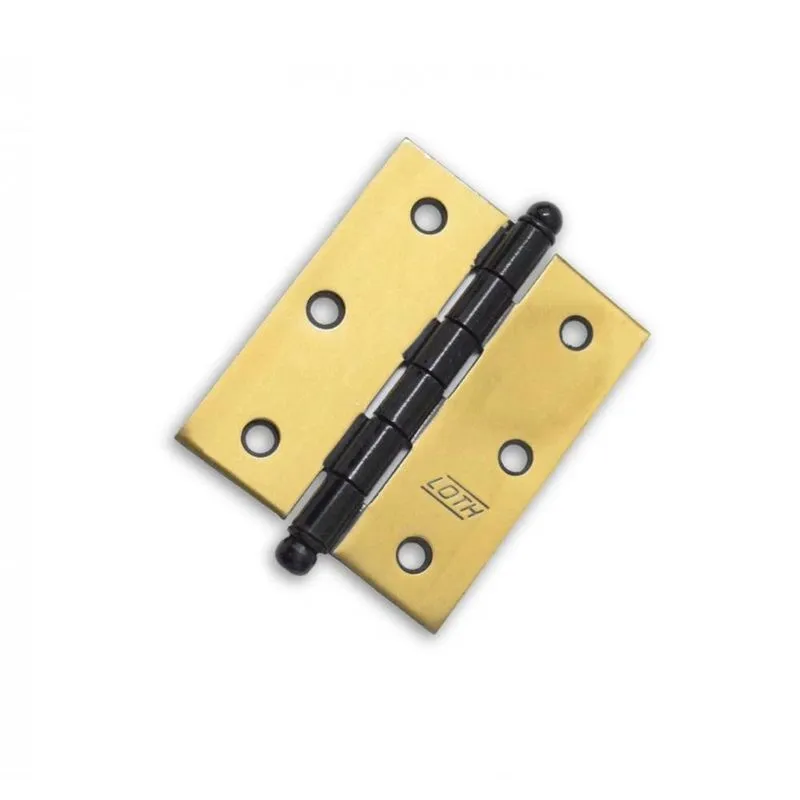 Kit 2 Dobradiça F.l.o. Porta / Janela Pino Bola 3 X 2,5"