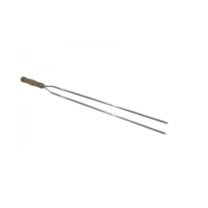 Kit 4 Espetos Duplo De Aluminio 85cm - Volpato
