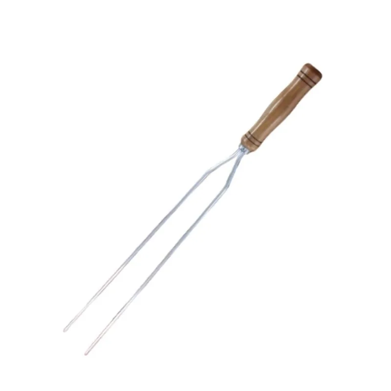 Espeto Duplo De Alumínio Redondo 85cm - Volpato