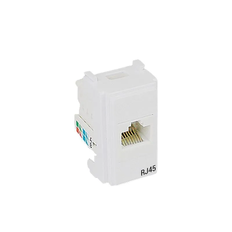 Kit 2 Tomada Rede Rj45 Cat 5e-8 Fios Módulo Linha I9 - Ilumi