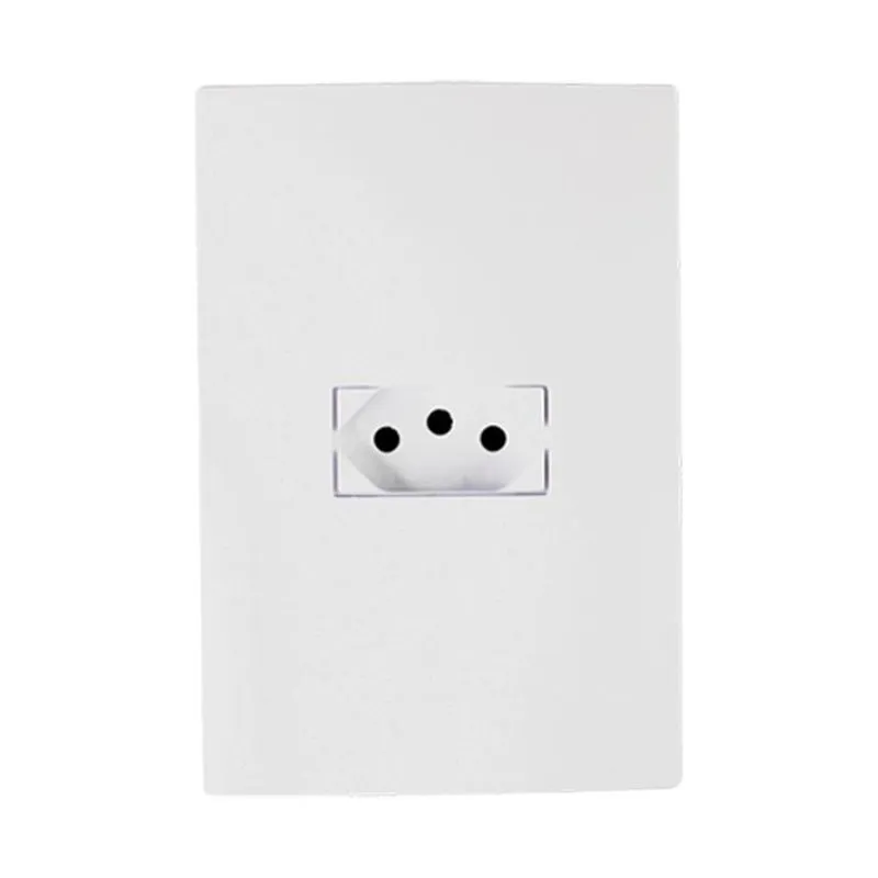 Kit 2 Tomada Elétrica Branca 10a Completa Linha I9 - Ilumi