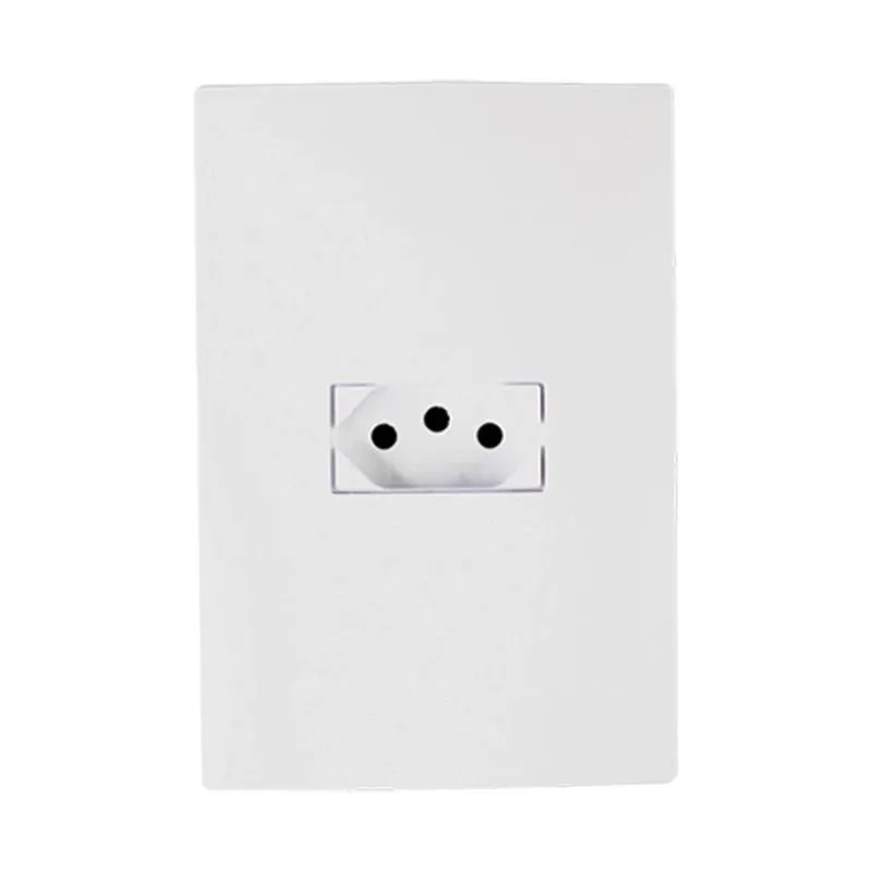 Kit 15 Tomada Elétrica Branca 10a Completa Linha I9 - Ilumi