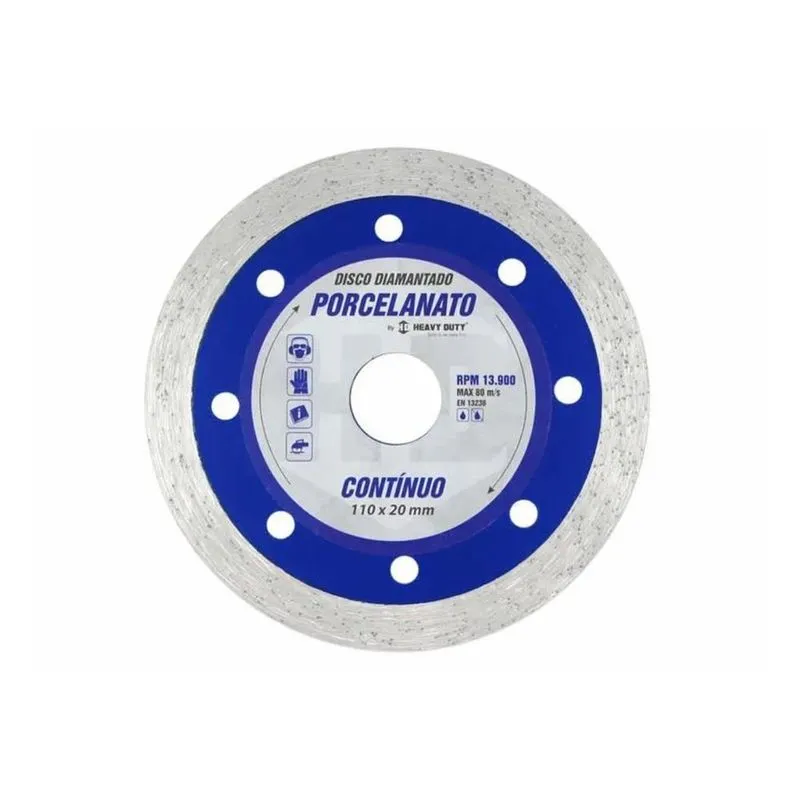 Kit 3 Disco Diamantado 110mmx20mm Porcelanato Contínuo Hduty