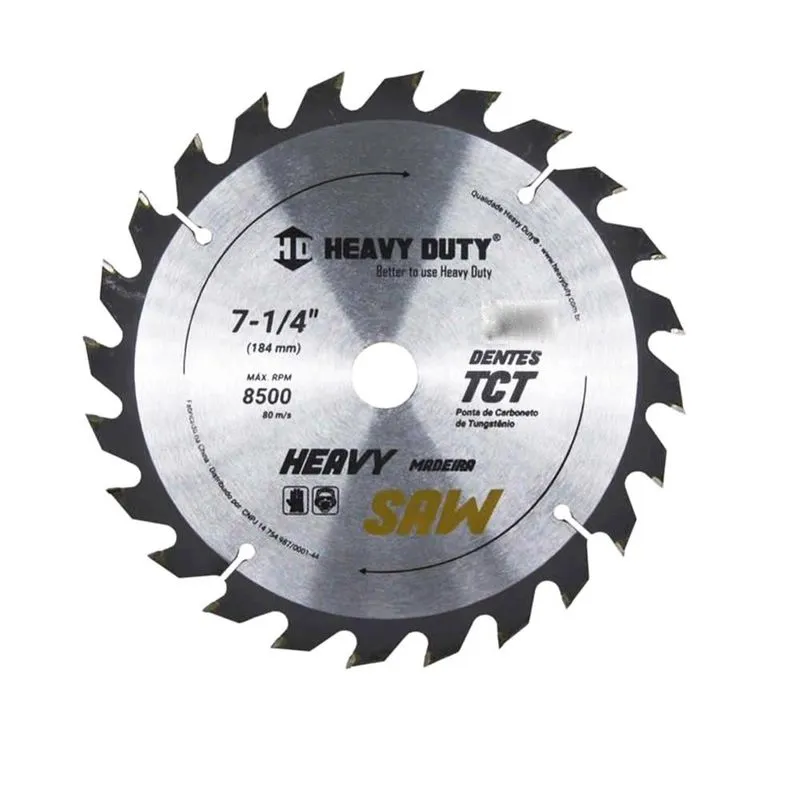 Kit 5 Serra Circular Vídea Para Madeira 7.1/4" X 48 Dentes