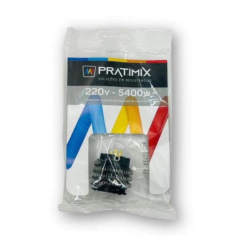 Kit 6 Resistência Aquecedor Elétrico Tipo Fame 5.400v/220v