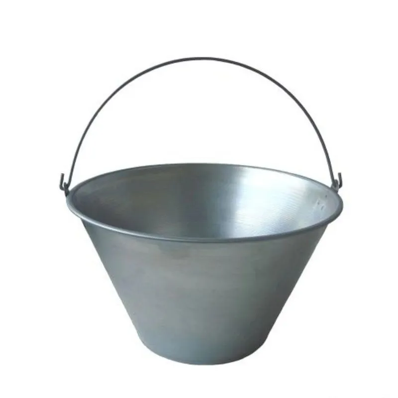 Kit 3 Balde Metal Chapa Galvanizado Liso 10l - Tidão