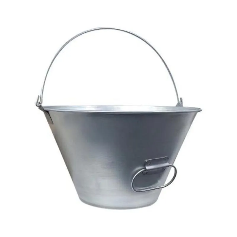 Kit 6 Balde Metal Chapa Galvanizado Com Pegador 10l - Tidão